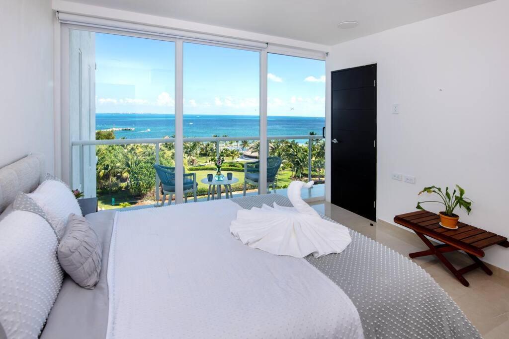 Amara, Depa Con Vista Al Mar Apartment Cancun Bagian luar foto