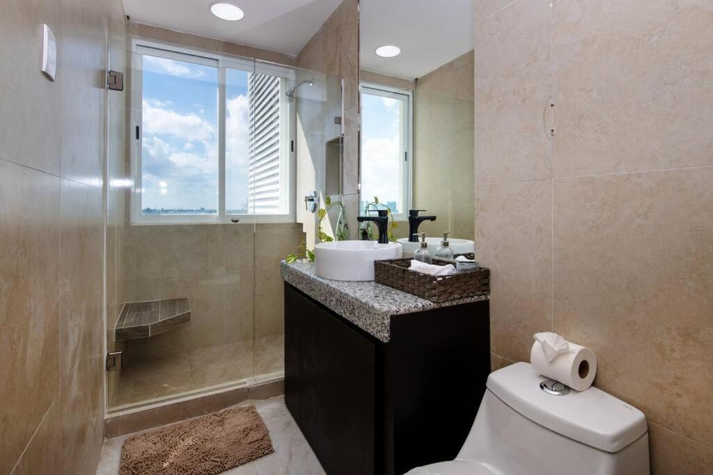 Amara, Depa Con Vista Al Mar Apartment Cancun Bagian luar foto