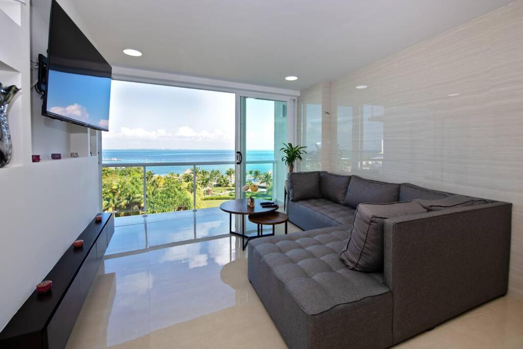 Amara, Depa Con Vista Al Mar Apartment Cancun Bagian luar foto